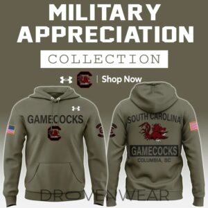 Limited Edition South Carolina Football Military Appreciation Camo Hoodie