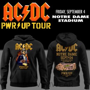 Ac/dc Exclusive South Bend Event Shirt – Power Up Tour 2026 Limited Edition Hoodie