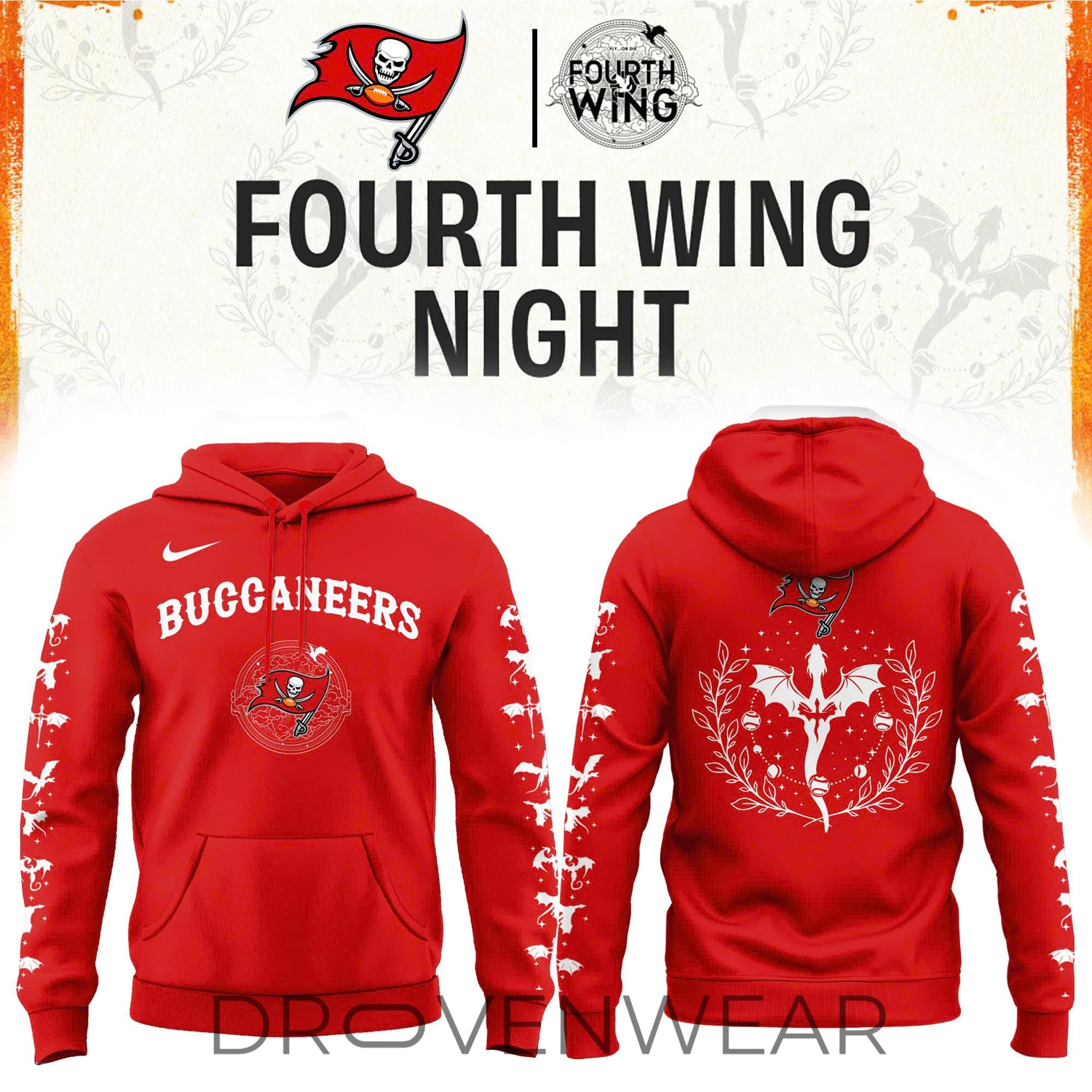 2026 Tampa Bay Football X Dragon Wing Fantasy Night Limited Edition Hoodie | Jogger | Cap V2 2026 Tampa Bay Football X Dragon Wing Fantasy Night Limited Edition Hoodie | Jogger | Cap V2
