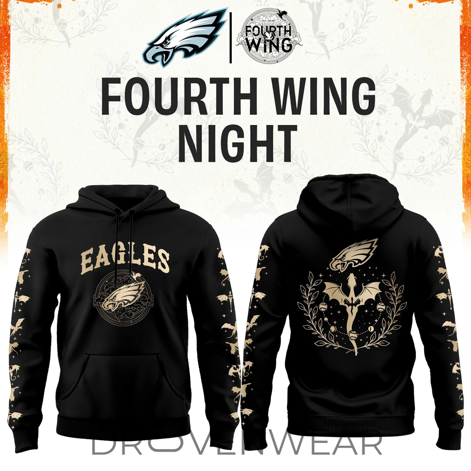 2026 Philadelphia Football X Dragon Wing Fantasy Night Limited Edition Hoodie | Jogger | Cap 2026 Philadelphia Football X Dragon Wing Fantasy Night Limited Edition Hoodie | Jogger | Cap