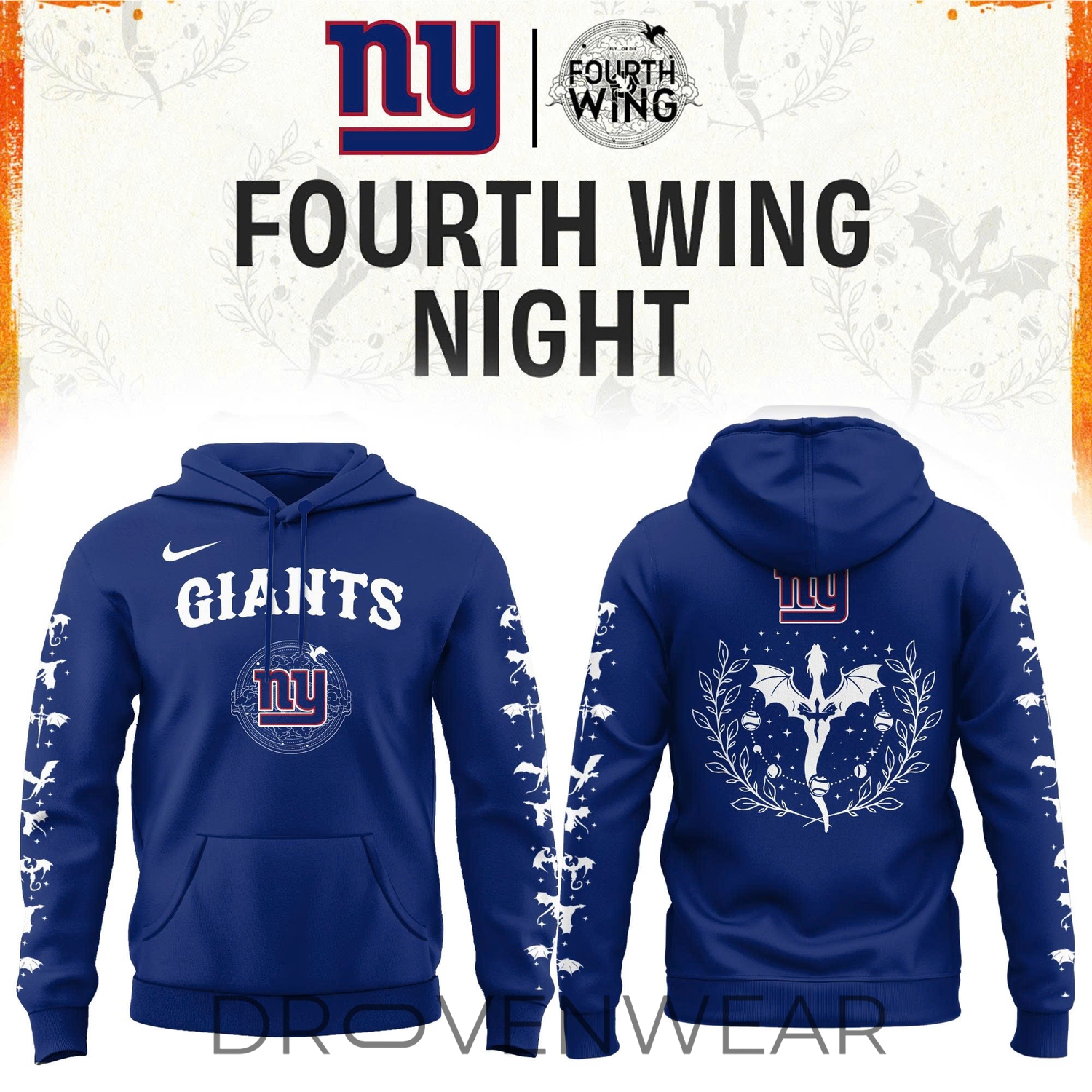 2026 New York G Football X Dragon Wing Fantasy Night Limited Edition Hoodie | Jogger | Cap V2 2026 New York G Football X Dragon Wing Fantasy Night Limited Edition Hoodie | Jogger | Cap V2