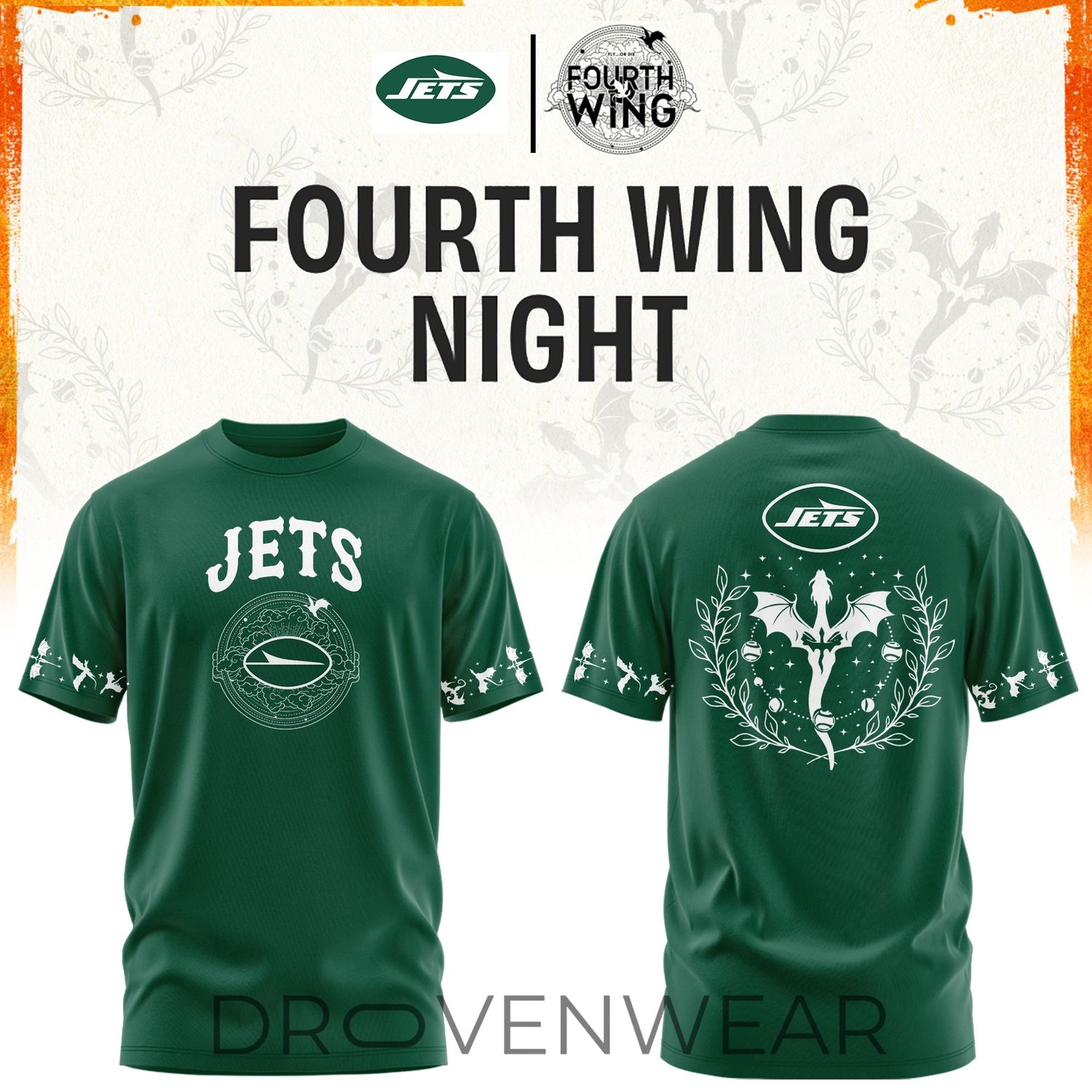 2026 New York Football X Dragon Wing Fantasy Night Limited Edition Hoodie | Jogger | Cap V2 2026 New York Football X Dragon Wing Fantasy Night Limited Edition Hoodie | Jogger | Cap V2