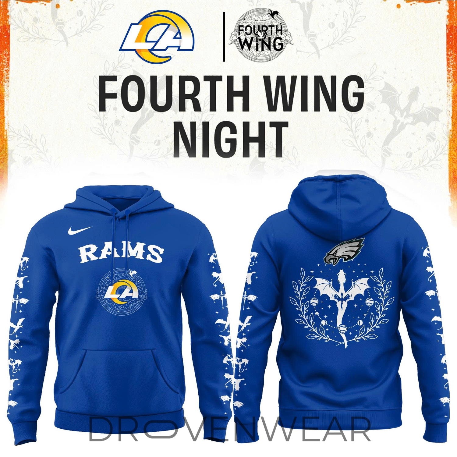 2026 Los Angeles Football X Dragon Wing Fantasy Night Limited Edition Hoodie | Jogger | Cap V2 2026 Los Angeles Football X Dragon Wing Fantasy Night Limited Edition Hoodie | Jogger | Cap V2