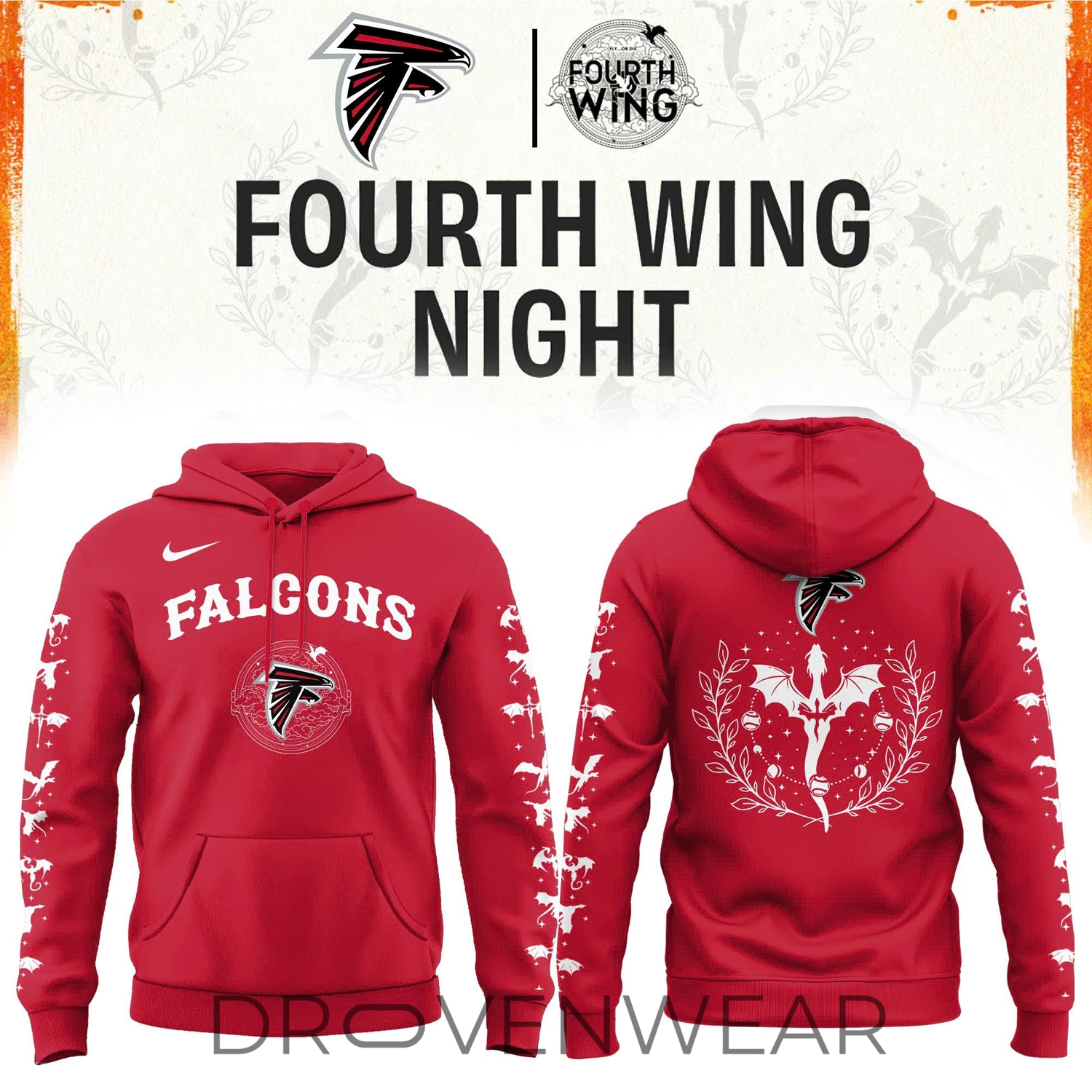 2026 Atlanta Football X Dragon Wing Fantasy Night Limited Edition Hoodie | Jogger | Cap V2 2026 Atlanta Football X Dragon Wing Fantasy Night Limited Edition Hoodie | Jogger | Cap V2