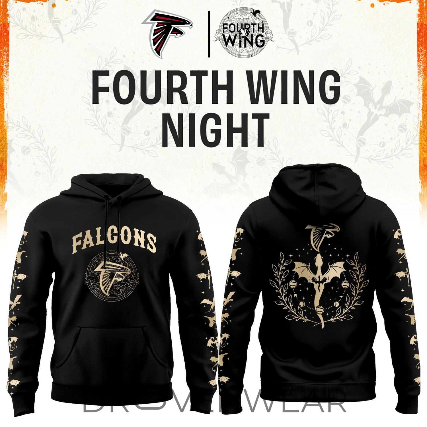 2026 Atlanta Football X Dragon Wing Fantasy Night Limited Edition Hoodie | Jogger | Cap 2026 Atlanta Football X Dragon Wing Fantasy Night Limited Edition Hoodie | Jogger | Cap