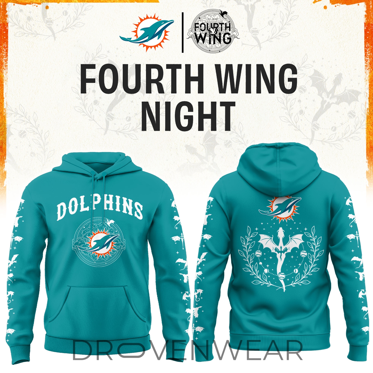 2026 Miami Football X Dragon Wing Fantasy Night Night Limited Edition Hoodie | Jogger | Cap V2 2026 Miami Football X Dragon Wing Fantasy Night Night Limited Edition Hoodie | Jogger | Cap V2