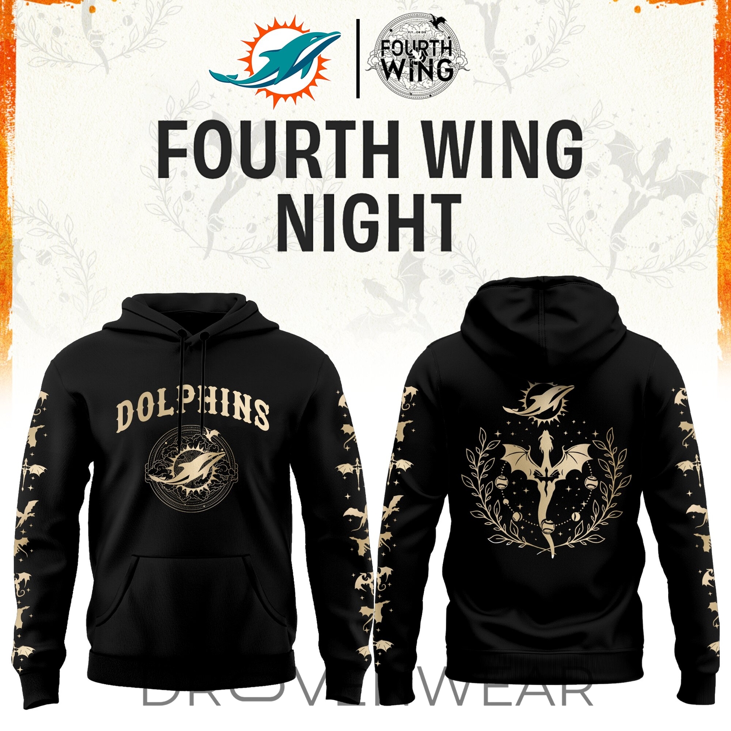 2026 Miami Football X Dragon Wing Fantasy Night Night Limited Edition Hoodie | Jogger | Cap 2026 Miami Football X Dragon Wing Fantasy Night Night Limited Edition Hoodie | Jogger | Cap