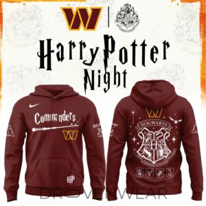 Washington Commanders 2026 Harry Potter 25 Years Celebration Alternate Design Hoodie