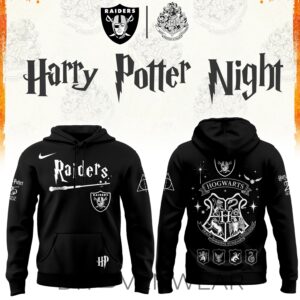 2026 Las Vegas Raiders Harry Potter 25th Anniversary Special Edition Football Hoodie
