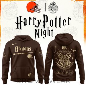 Cleveland Browns 2026 Harry Potter 25 Years Celebration Alternate Design Hoodie