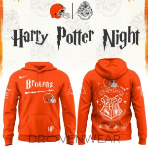 2026 Cleveland Browns Harry Potter 25th Anniversary Special Edition Football Hoodie