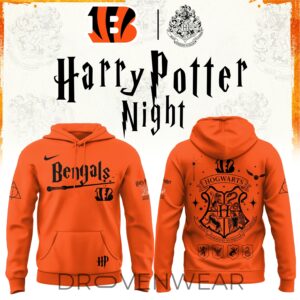 Cincinnati Bengals 2026 Harry Potter 25 Years Celebration Alternate Design Hoodie