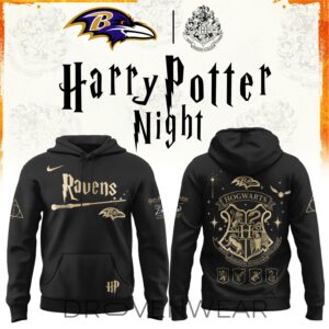2026 Baltimore Ravens Harry Potter 25th Anniversary Special Edition Football Hoodie