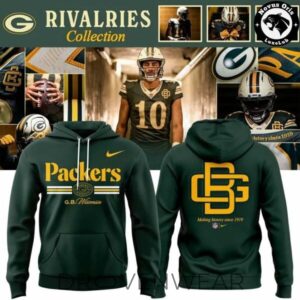 Green Bay Packers 2026 Rivalries Making History Since 1919 Hoodie Edition 3