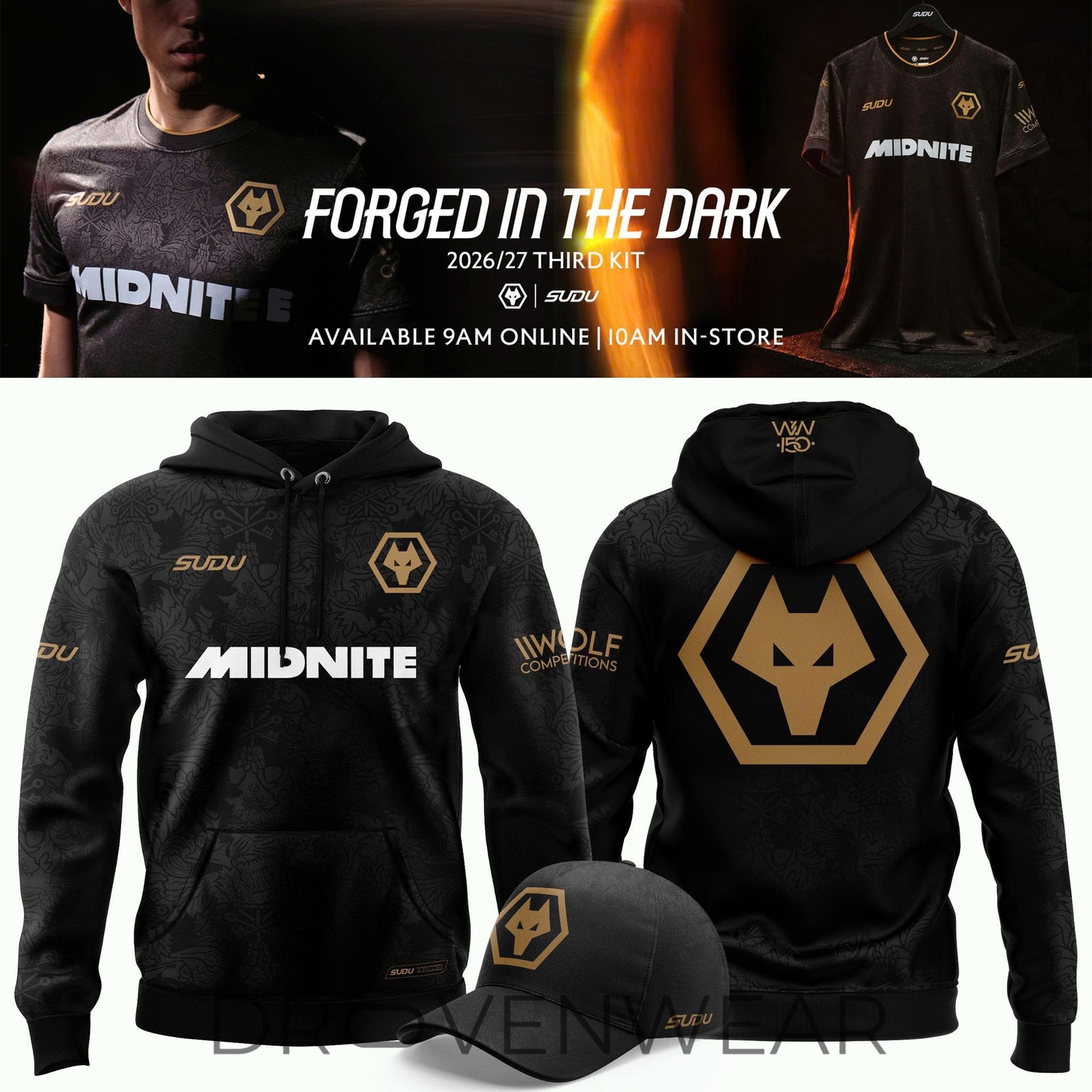 Wolverhampton Wanderers 2026-27 Third Concept Hoodie Wolverhampton Wanderers 2026-27 Third Concept Hoodie