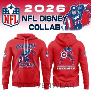 Limited Edition Disney X Patriots Collaboration Graphic Hoodie Ver2