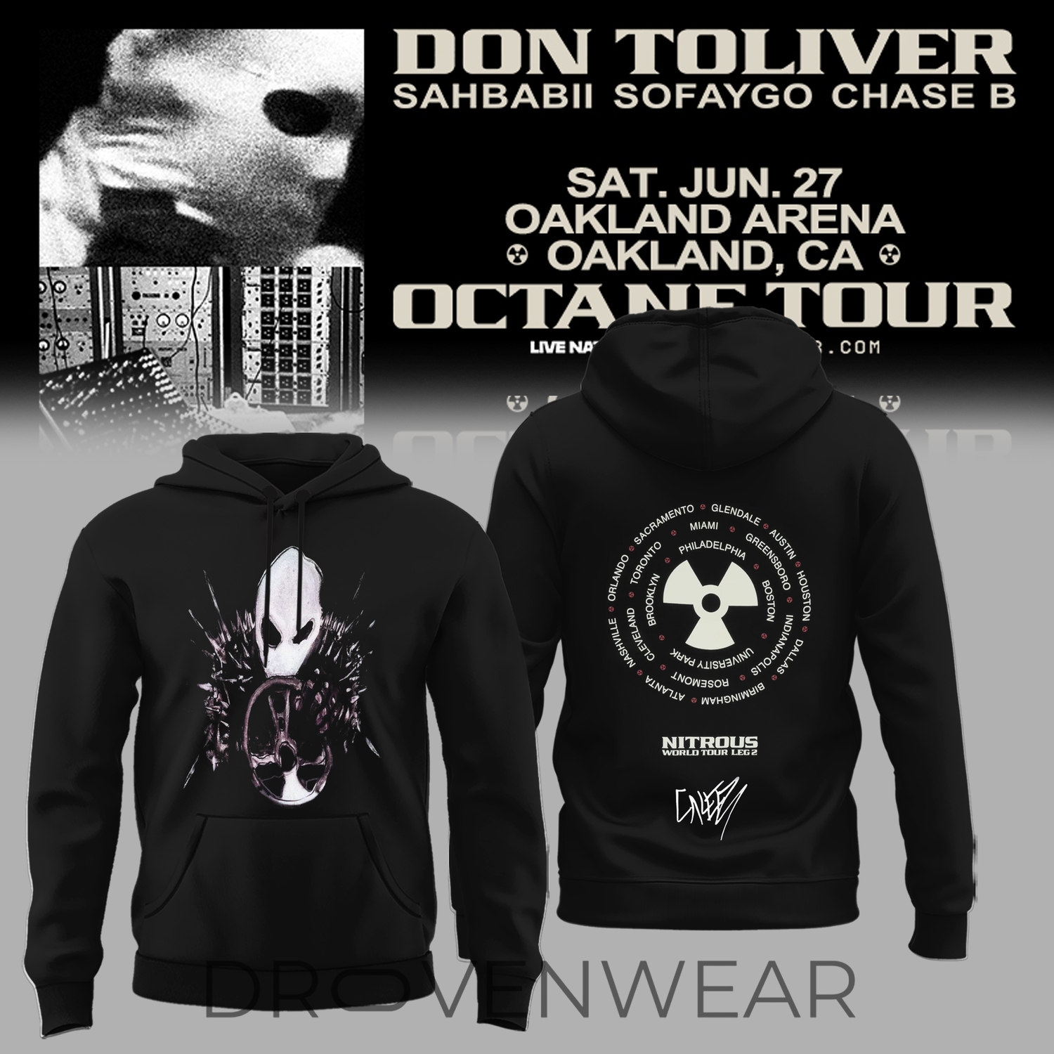 Don Toliver “nitrous – Octane World Tour Leg 2” Signature Limited Edition Hoodie Ver11 Don Toliver “nitrous – Octane World Tour Leg 2” Signature Limited Edition Hoodie Ver11