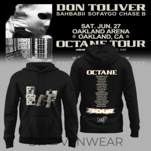 Don Toliver “nitrous – Octane World Tour Leg 2” Signature Limited Edition Hoodie Ver7