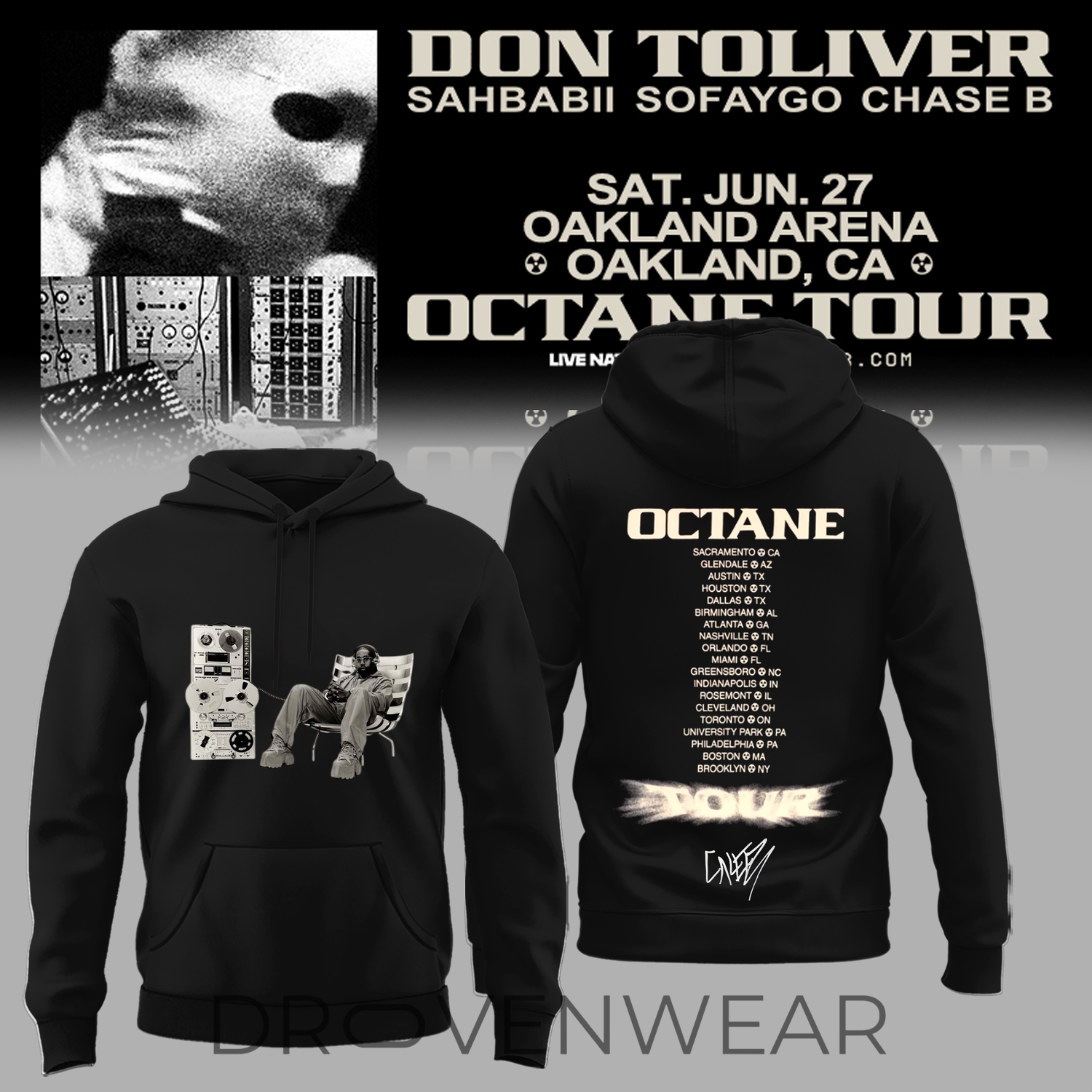 Don Toliver “nitrous – Octane World Tour Leg 2” Signature Limited Edition Hoodie Ver7 Don Toliver “nitrous – Octane World Tour Leg 2” Signature Limited Edition Hoodie Ver7
