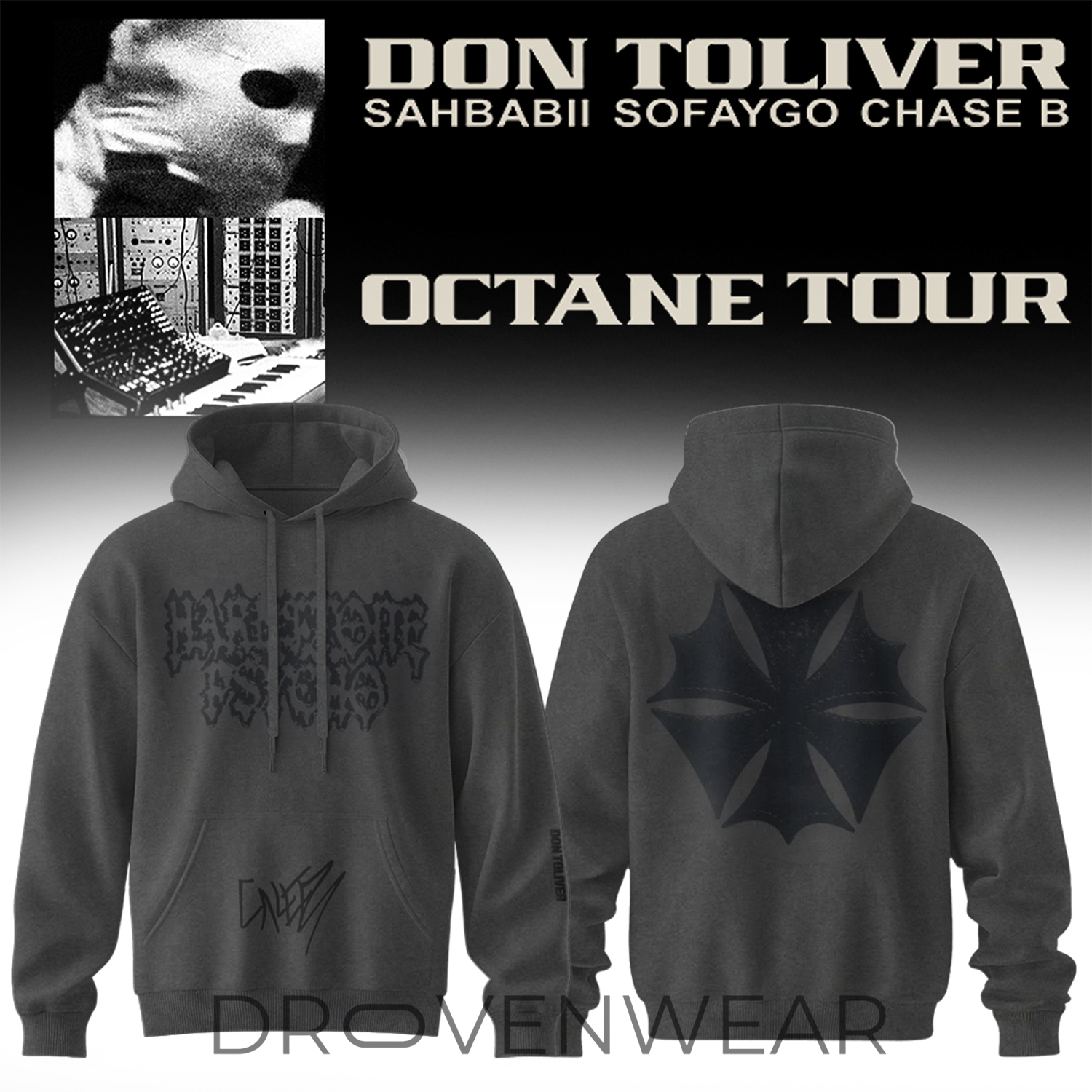 Don Toliver “nitrous – Octane World Tour Leg 2” Signature Limited Edition Hoodie Ver4 Don Toliver “nitrous – Octane World Tour Leg 2” Signature Limited Edition Hoodie Ver4