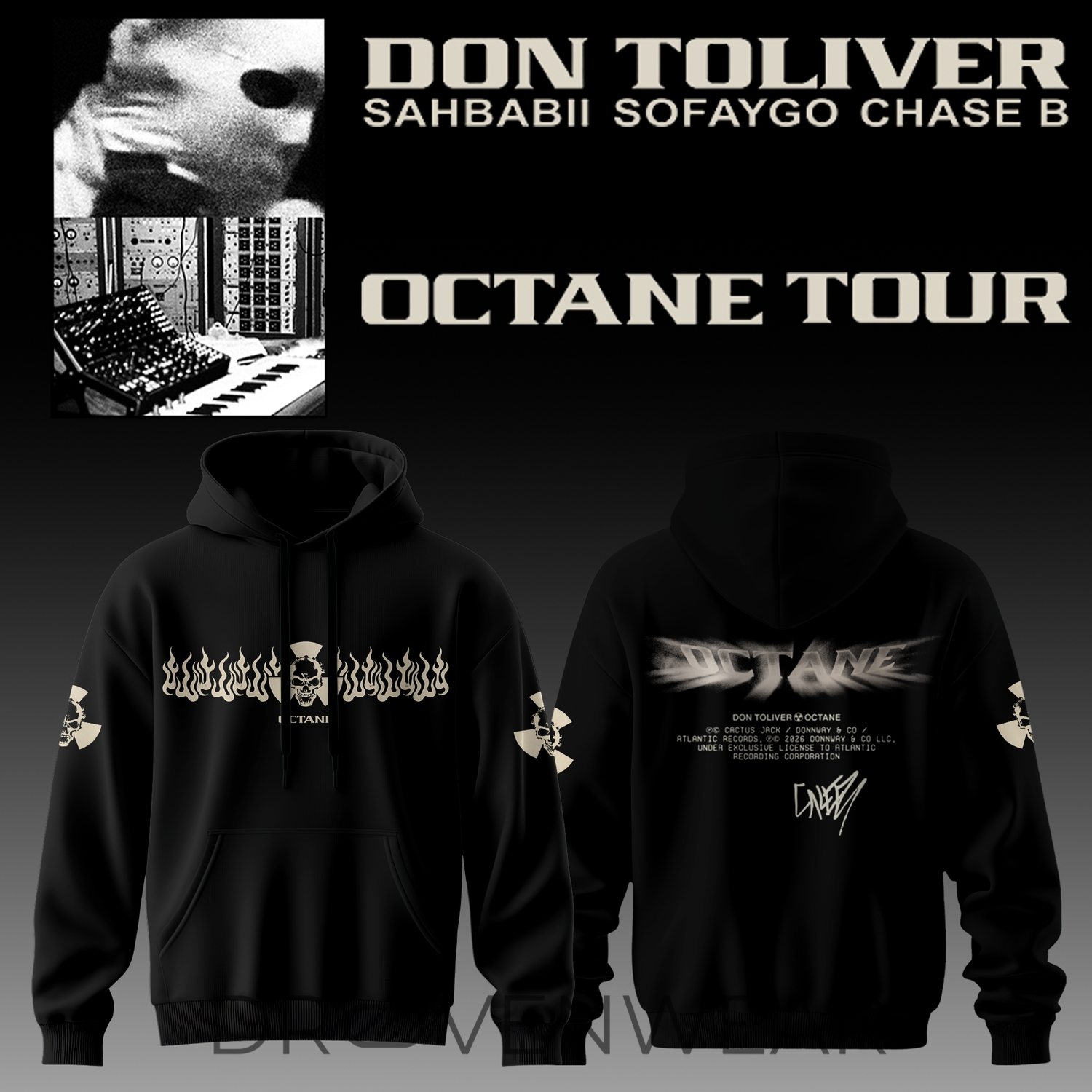 Don Toliver “nitrous – Octane World Tour Leg 2” Signature Limited Edition Hoodie Ver3 Don Toliver “nitrous – Octane World Tour Leg 2” Signature Limited Edition Hoodie Ver3