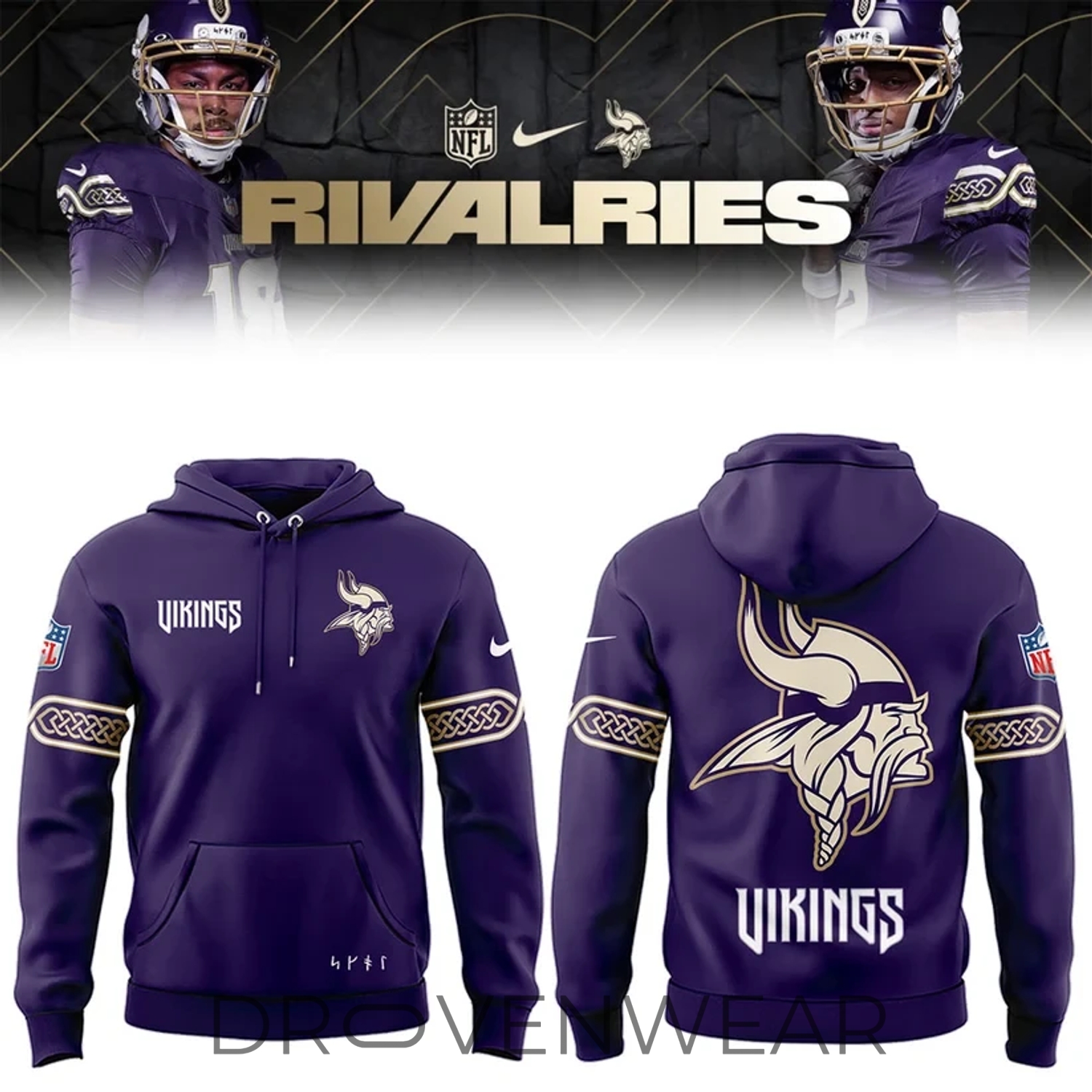 3D All Over Special New Minnesota Vikings Rivalry Hoodie 3D All Over Special New Minnesota Vikings Rivalry Hoodie
