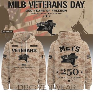 Syracuse Mets Special Veterans Day 2026 Limited Edition Hoodie
