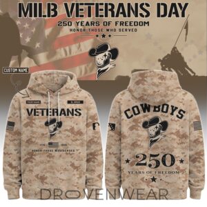 Sugar Land Space Cowboys Special Veterans Day 2026 Limited Edition Hoodie