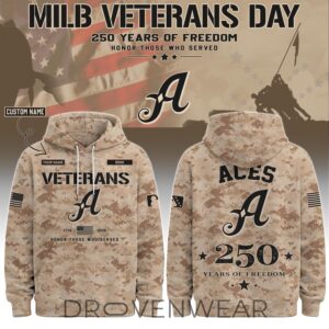 Reno Aces Special Veterans Day 2026 Limited Edition Hoodie