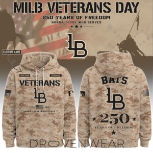 Louisville Bats Special Veterans Day 2026 Limited Edition Hoodie