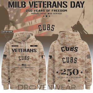 Iowa Cubs Special Veterans Day 2026 Limited Edition Hoodie