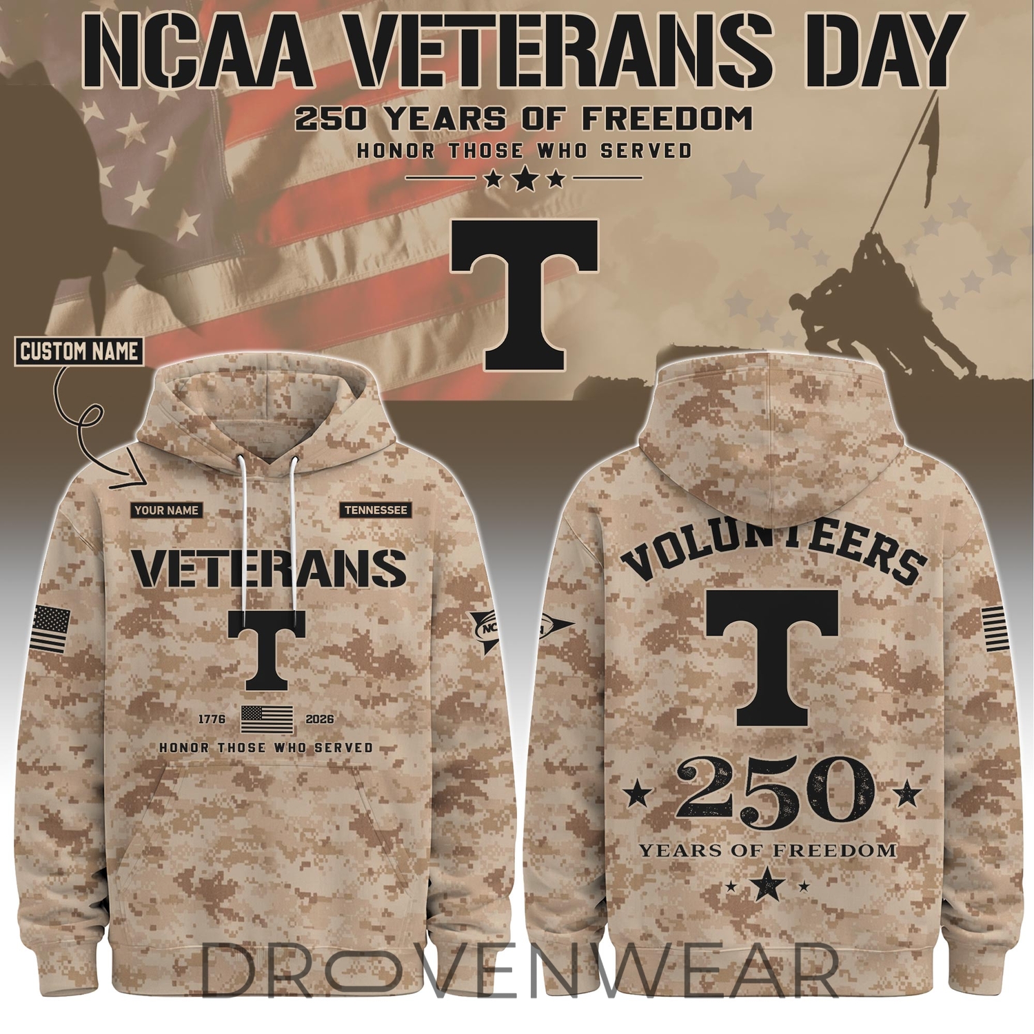 Tennessee Special Veterans Day 2026 Limited Edition Hoodie Tennessee Special Veterans Day 2026 Limited Edition Hoodie