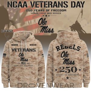 Ole Miss Special Veterans Day 2026 Limited Edition Hoodie