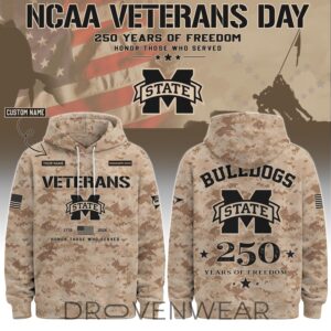 Mississippi State Special Veterans Day 2026 Limited Edition Hoodie