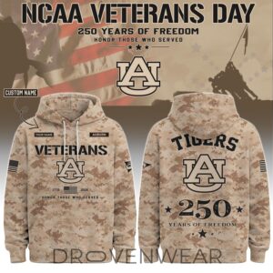 Auburn Special Veterans Day 2026 Limited Edition Hoodie