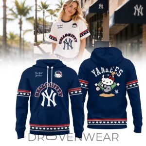 New York Yankees x Hello Kitty August 22 Yankee Stadium Commemorative 3D Hoodie