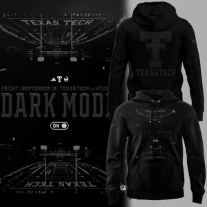Texas Tech Dark Mode — Friday Night Football Hoodie