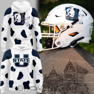 Utah State Aggies 1992-1995 Logo Hoodie