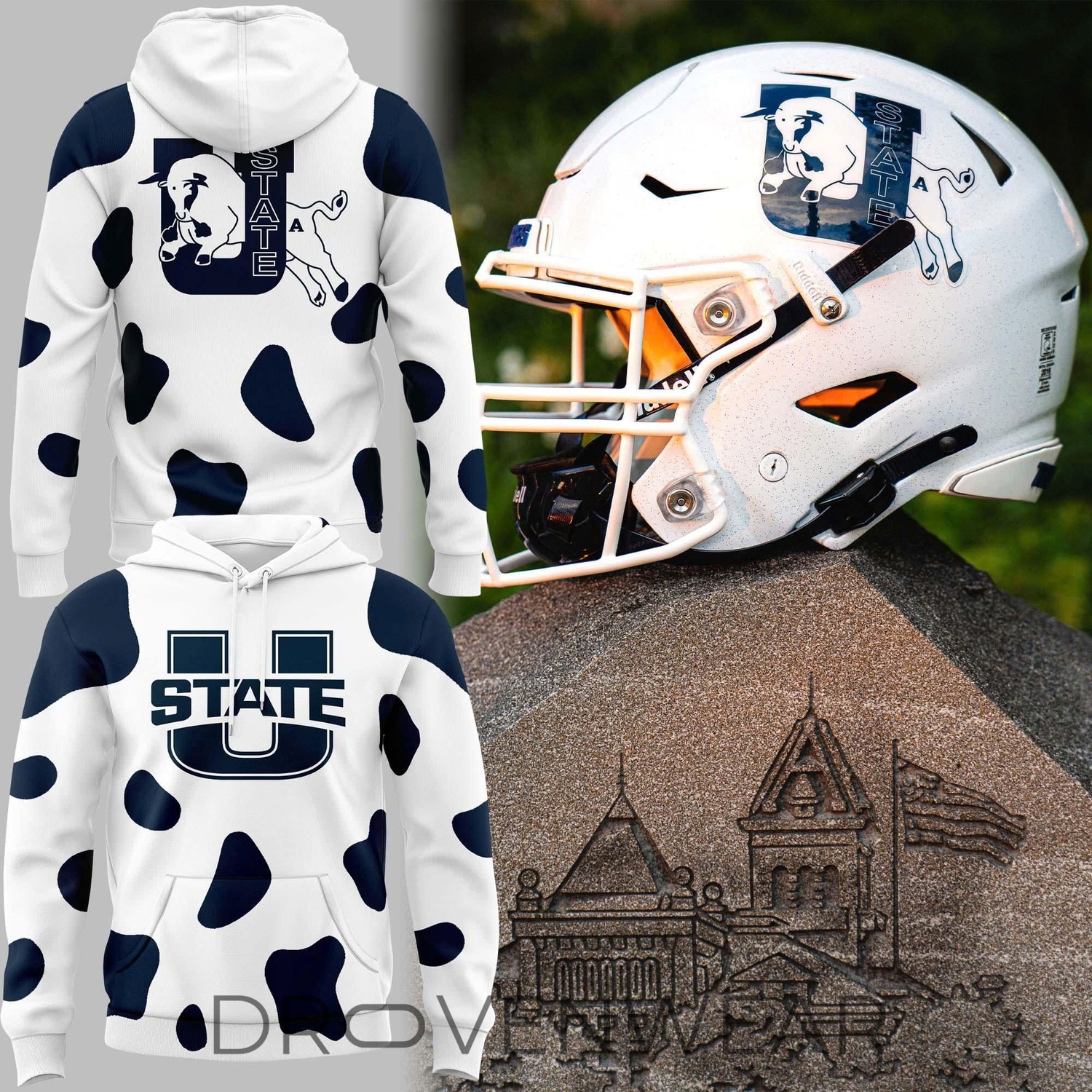 Utah State Aggies 1992-1995 Logo Hoodie Utah State Aggies 1992-1995 Logo Hoodie