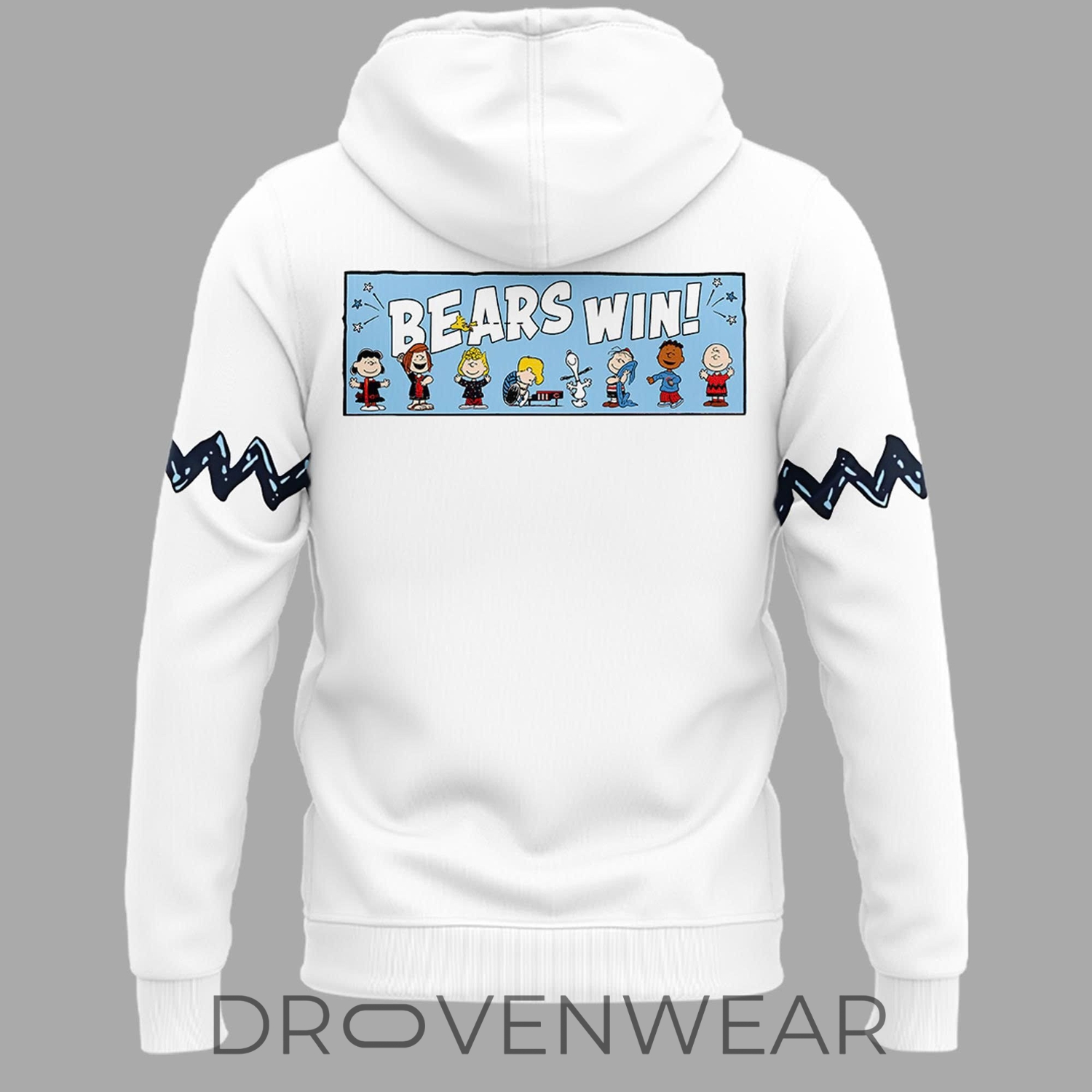 The Bears X Peanuts Kids “bears Win” Hoodie The Bears X Peanuts Kids “bears Win” Hoodie