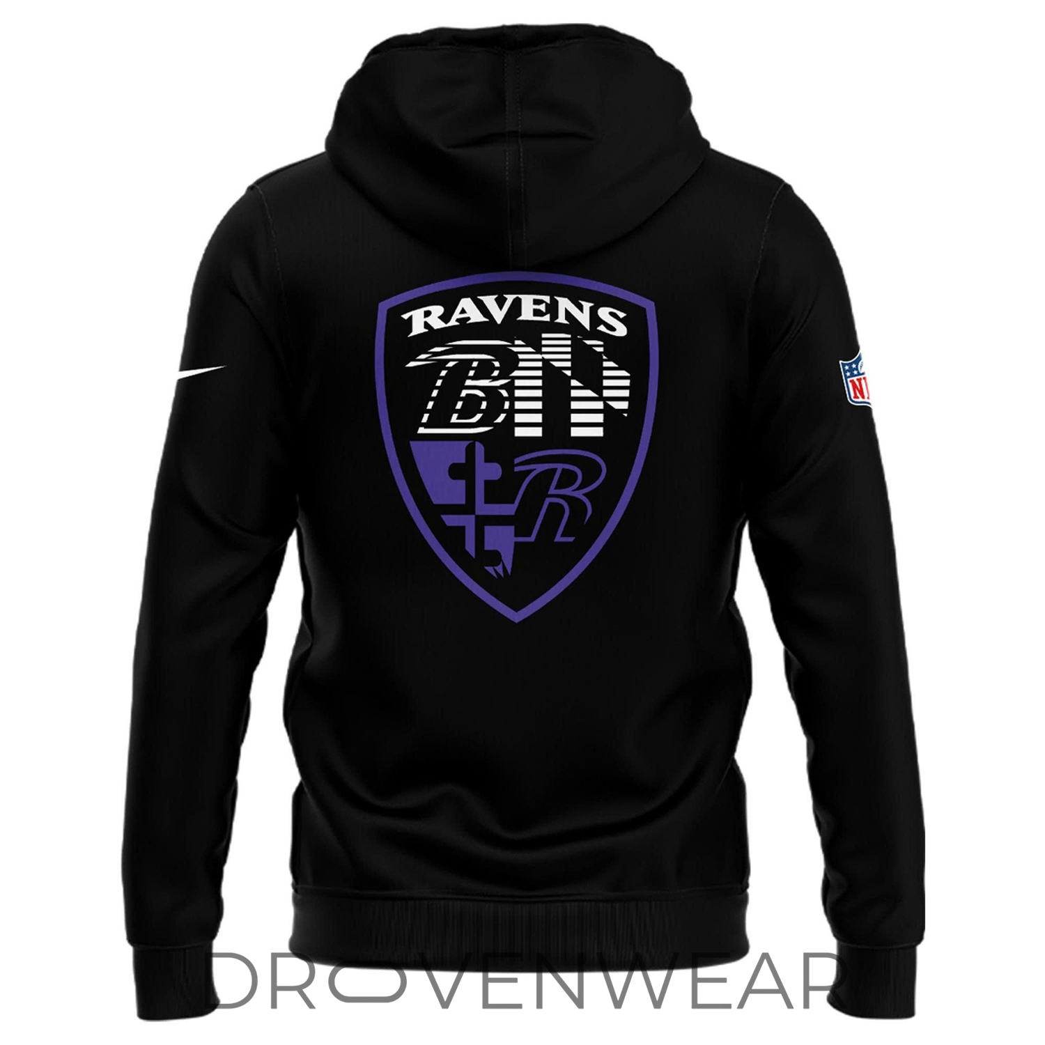 Nike Baltimore Ravens “engineered For Ravens” Hoodie Nike Baltimore Ravens “engineered For Ravens” Hoodie