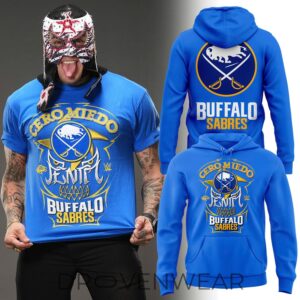 Buffalo Sabres Cero Miedo Wwe-inspired Graphic Hoodie – Blue