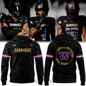 Special 2026 Black Uniform Washington Football Hoodie