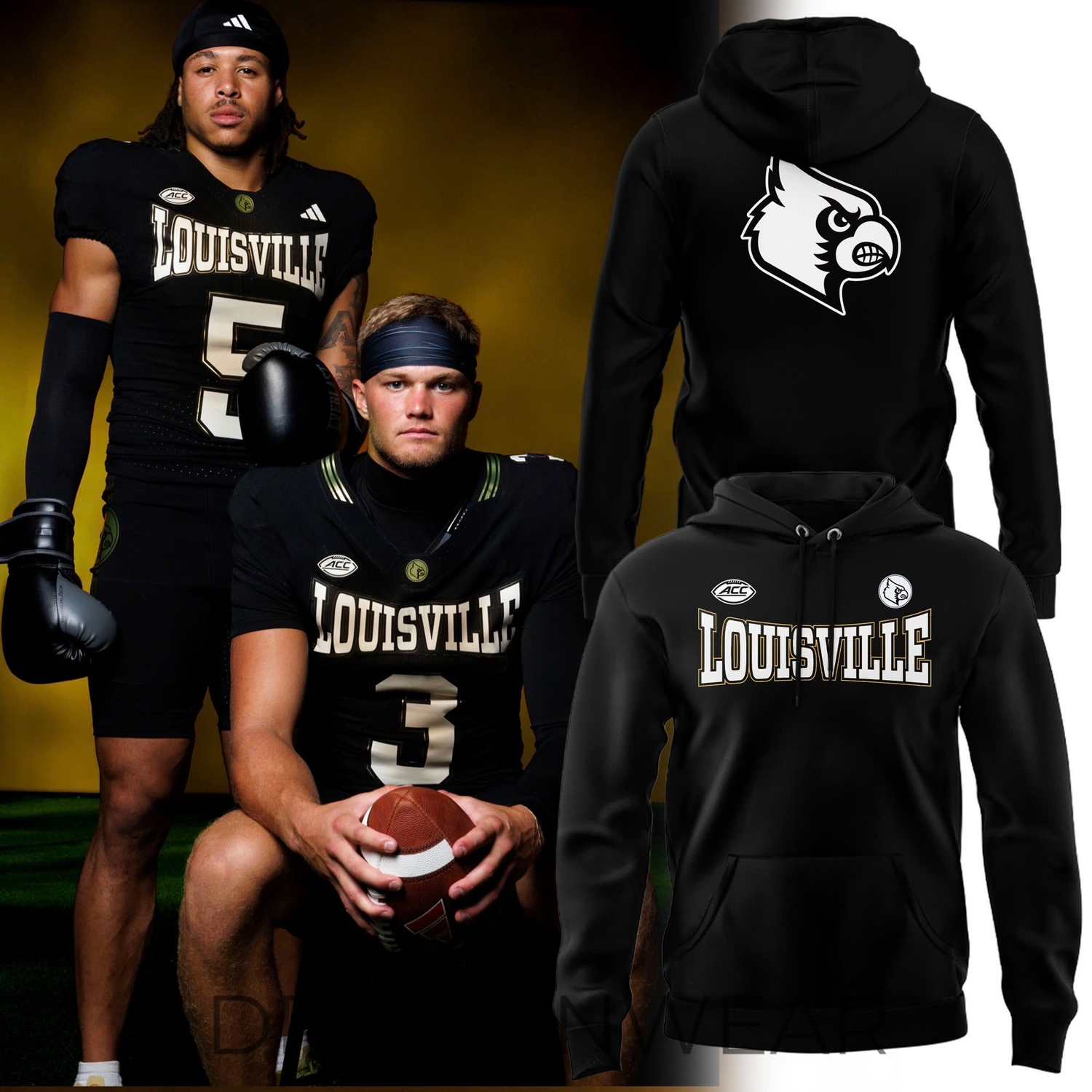2026 Louisville Cardinals For The Ville Uniform Hoodie 2026 Louisville Cardinals For The Ville Uniform Hoodie