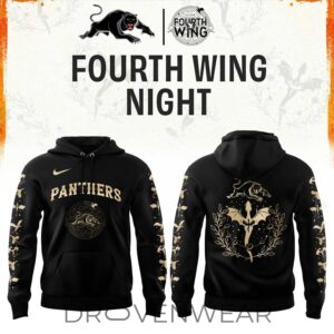 Penrith Panthers Fourth Wing Night 2026 Black Edition Hoodie