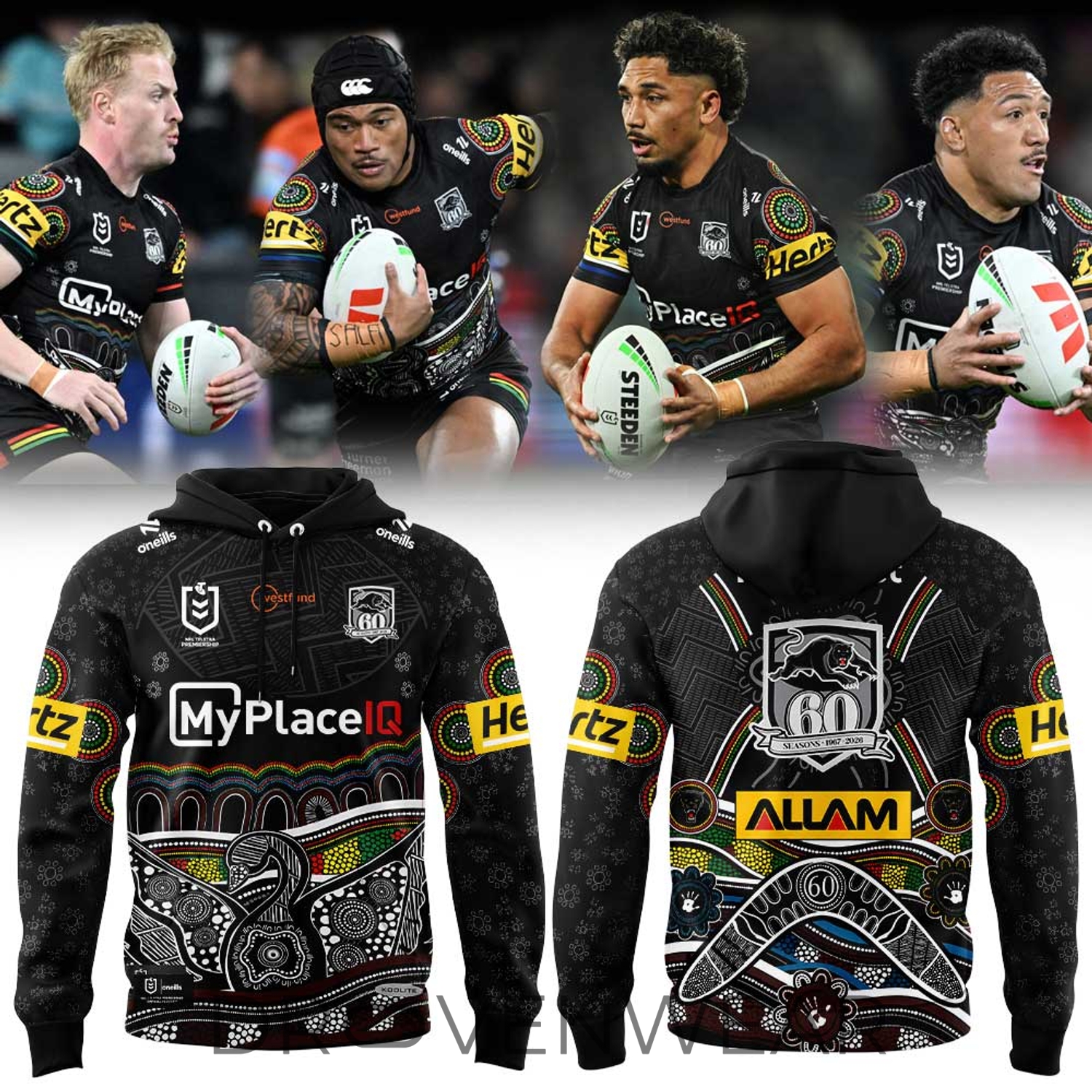Penrith Panthers 2026 Indigenous Round Rugby Hoodie Penrith Panthers 2026 Indigenous Round Rugby Hoodie