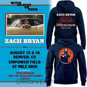 2026 Zach Bryan X Denver Broncos Event Hoodie