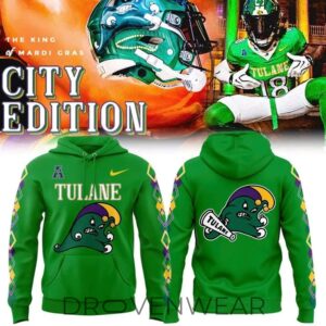 Unisex Nike Green Tulane Football 2026 City Edition Limited Hoodie