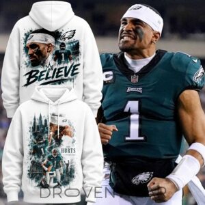 New Qb1 Jalen Hurts Philadelphia Eagles Hoodie Ver2