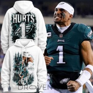 New Qb1 Jalen Hurts Philadelphia Eagles Hoodie